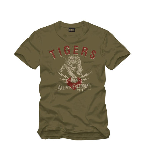 79 Tigers Tee Z12V008D - Cockpit USA Graphic T-Shirts