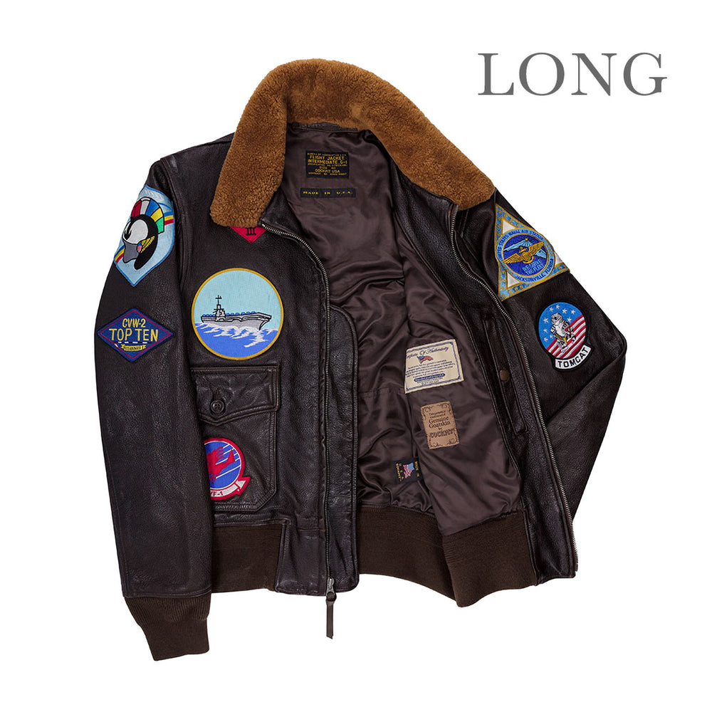 Movie Hero®  Top Gun Navy G-1 Jacket (LONG) Z201036TL