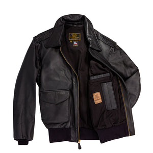 U.S.A.F. 21st. Century A-2 Jacket Z21V41 in Black