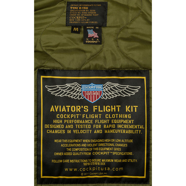 B-15 Nylon Bomber Jacket Z2213