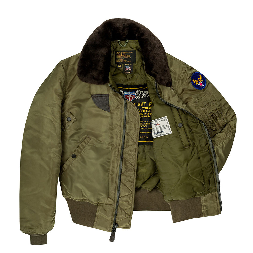 B-15 Nylon Bomber Jacket Z2213