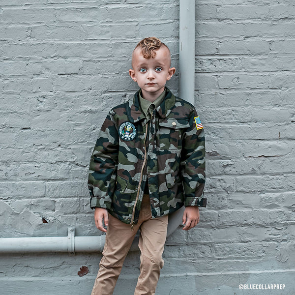 KIDS Camouflage Field Jacket KIDSM43