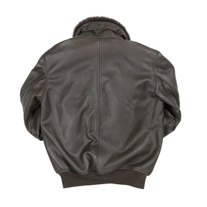 B-15 Leather Flight Jacket Z27H02 in Brown