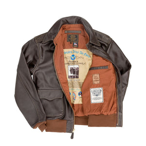 Aces and Eights™ Hand-Painted Flight Jacket Z21V029M - Cockpit USA Apparel & Accessories