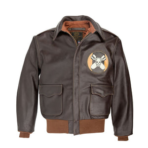 Aces and Eights™ Hand-Painted Flight Jacket Z21V029M - Cockpit USA Apparel & Accessories