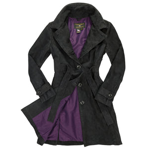 Amelia Trench in Black W21C002B - Cockpit USA Women