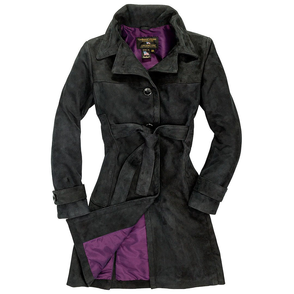 Amelia Trench in Black W21C002B - Cockpit USA Women