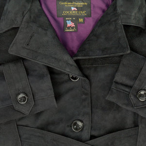 Amelia Trench in Black W21C002B - Cockpit USA Women