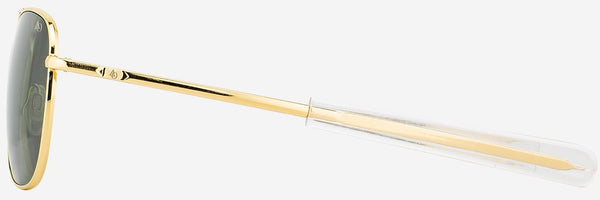 American Optical Original Pilot Sunglasses (Polarized) - GOLD Z99D109 - Cockpit USA Accessories