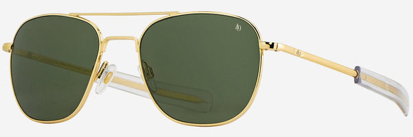 American Optical Original Pilot Sunglasses (Polarized) - GOLD Z99D109 - Cockpit USA Accessories