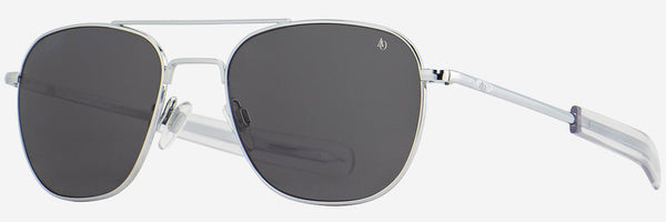 American Optical Original Pilot Sunglasses (polarized)- SILVER Z99D109 - Cockpit USA Accessories