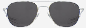 American Optical Original Pilot Sunglasses (polarized)- SILVER Z99D109 - Cockpit USA Accessories