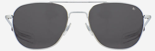 American Optical Original Pilot Sunglasses (polarized)- SILVER Z99D109 - Cockpit USA Accessories