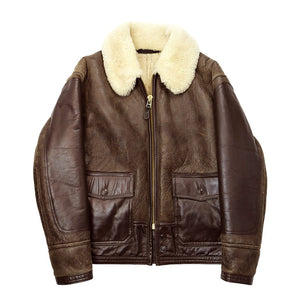 AN-J-4 Sheepskin Jacket Z42633 - Cockpit USA Men