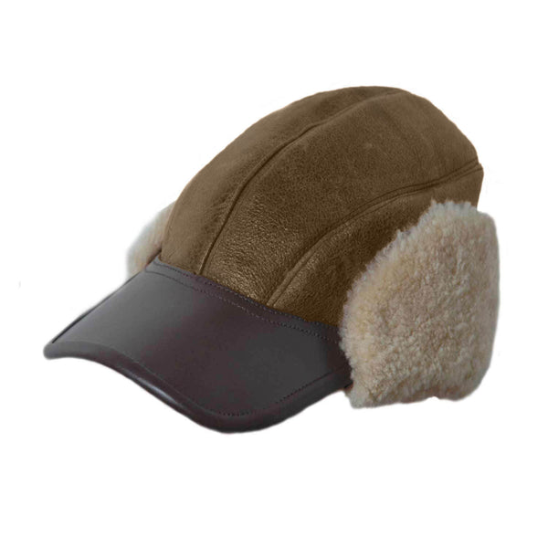 B-2 Shearling Cap Cap Z903301 - Cockpit USA Accessories