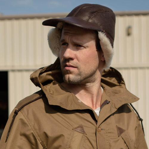 B-2 Shearling Cap Cap Z903301 - Cockpit USA Accessories