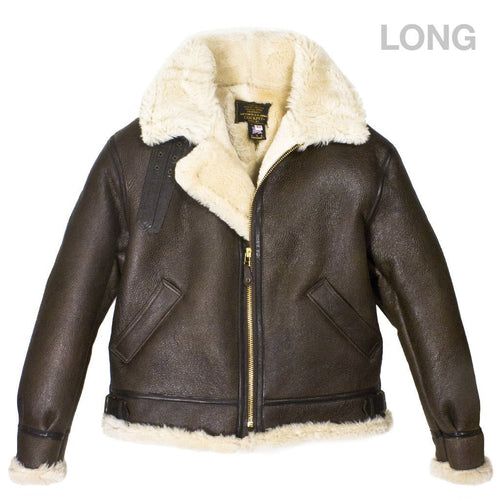 B-3 Sheepskin Jacket (Long) Z2102ML - Cockpit USA Men