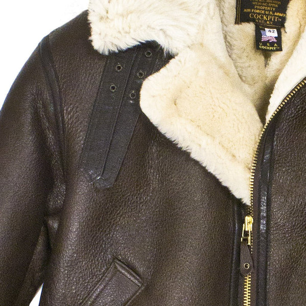 B-3 Sheepskin Jacket (Long) Z2102ML - Cockpit USA Men
