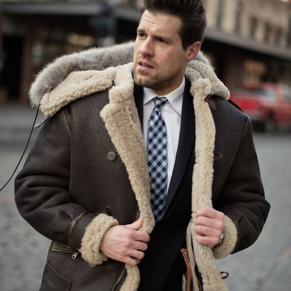 B-7 Aleutian WWII Sheepskin Parka Z21M035 - Cockpit USA Men