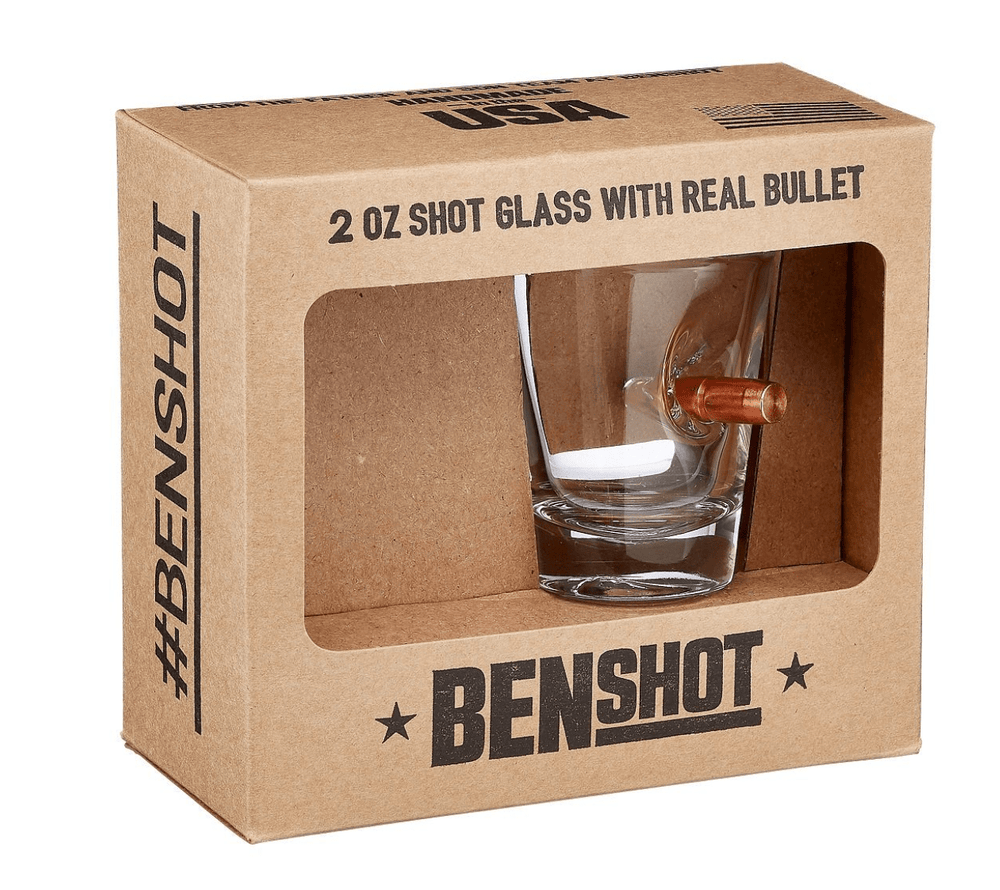 BEN SHOT 2oz Bullet Shot Glass Z99G103 - Cockpit USA