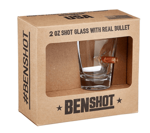 BEN SHOT 2oz Bullet Shot Glass Z99G103 - Cockpit USA
