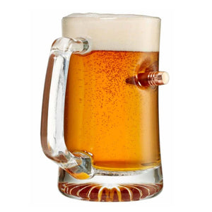 BenShot Beer Mug with .50 calBullet Z99F121 - Cockpit USA Accessories