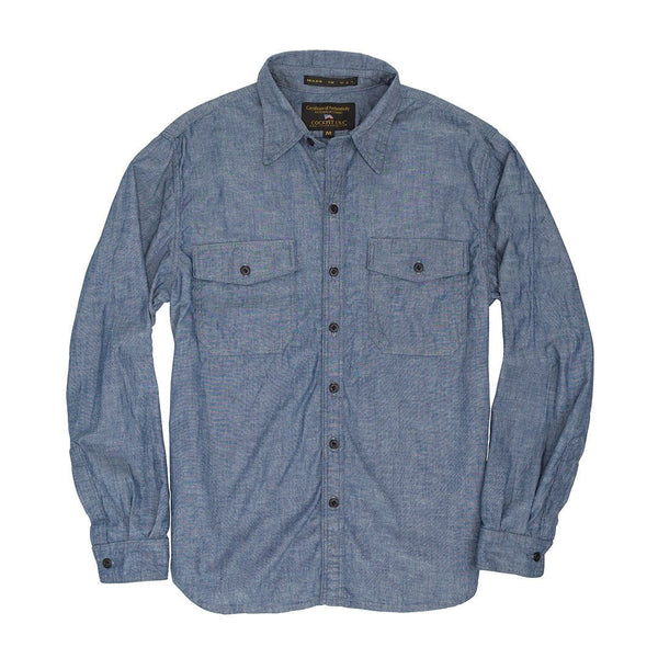 CHAMBRAY OFFICERS SHRT Z42X008 - Cockpit USA Men