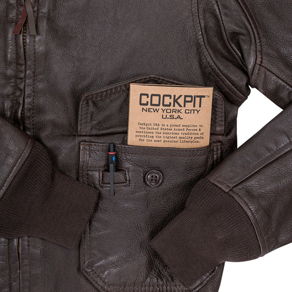 Classic Naval Aviator's "100 Mission™" Flight Jacket (without patches) Z21C0071 - Cockpit USA Men