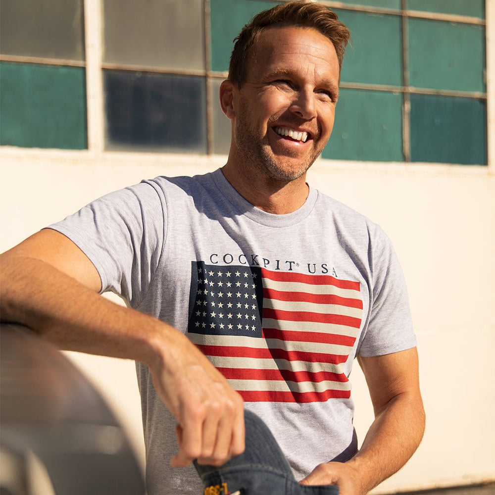 Cockpit USA Flag Shirt Z12T005D - Cockpit USA Men