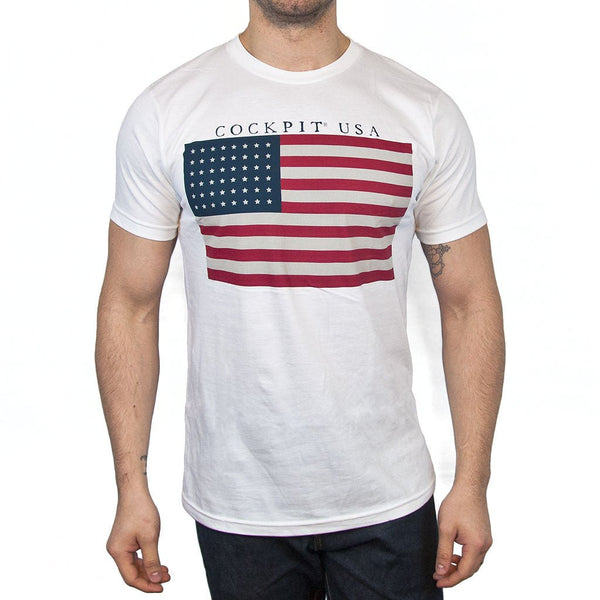 Cockpit USA Flag Shirt Z12T005D - Cockpit USA Men