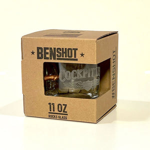 Cockpit USA Logo 11 oz Whiskey Glass by BenShot Z99F118 - Cockpit USA Accessories