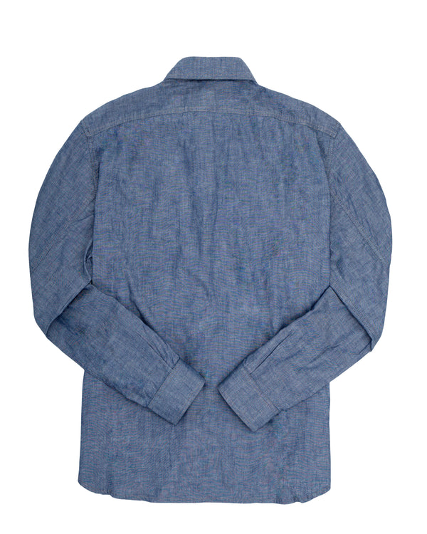 CHAMBRAY OFFICERS SHRT 