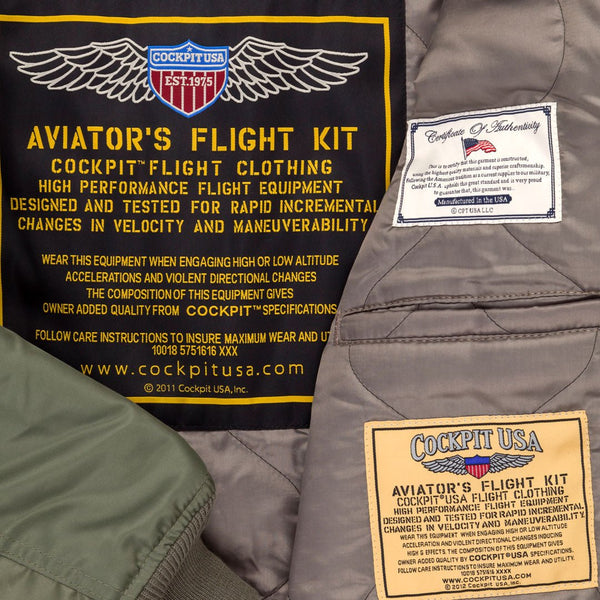 CWU-55P (Cold Weather Pilots Jacket) Z2214 - Cockpit USA Men