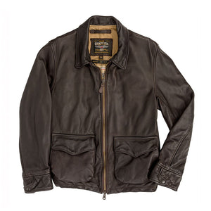 Division Commander’s Leather Tanker Jacket Z21U020 - Cockpit USA Men