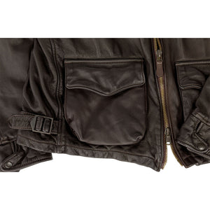Division Commander’s Leather Tanker Jacket Z21U020 - Cockpit USA Men