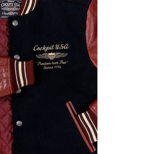 Freedom Isn't Free Varsity Jacket Z28B001 - Cockpit USA Apparel & Accessories