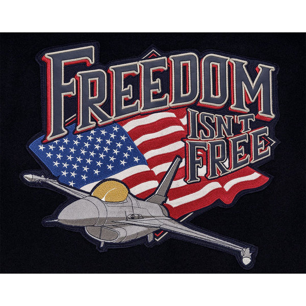 Freedom Isn't Free Varsity Jacket Z28B001 - Cockpit USA Apparel & Accessories