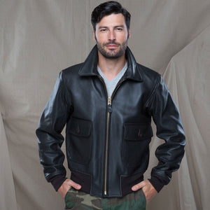 G-1 Flight Jacket with Removable Collar Z2108M - Cockpit USA Men