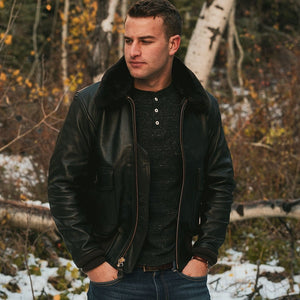 G-1 Flight Jacket with Removable Collar Z2108M - Cockpit USA Men