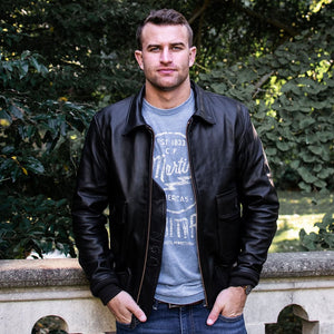 G-1 Flight Jacket with Removable Collar Z2108M - Cockpit USA Men
