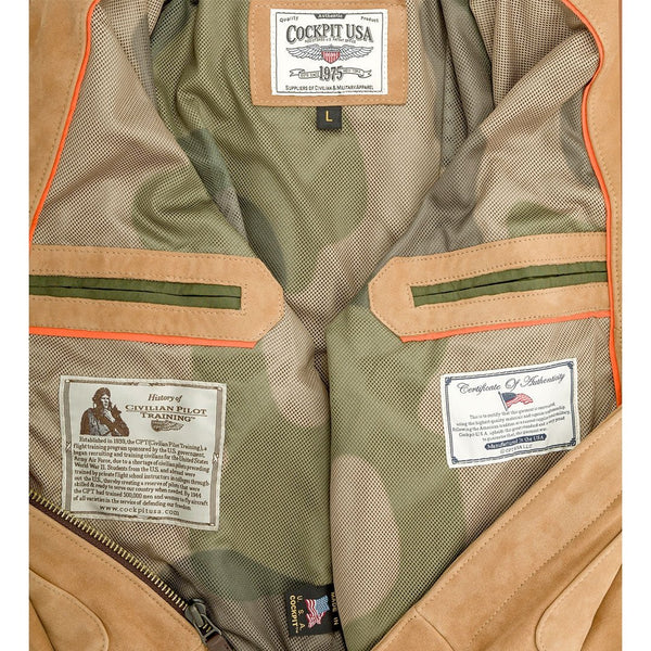 Gentleman Pilot A-2 Flight Jacket Z21V024 - Cockpit USA Men