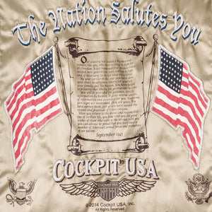 Hand-Painted USS Forrestal Carrier Pilot's Vietnam Flight Jacket Z21E002IHP - Cockpit USA Men