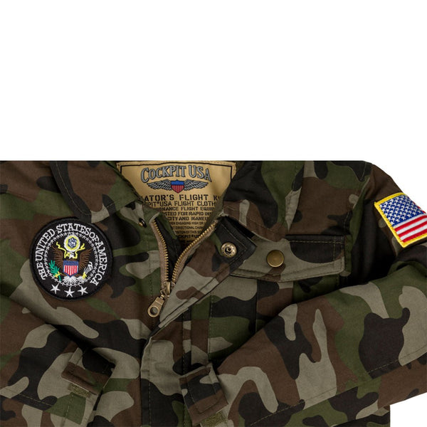 KIDS Camouflage Field Jacket KIDSM43 - Cockpit USA Kids