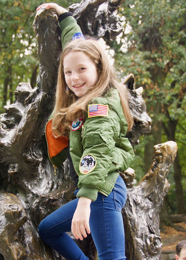 Kids MA-1 Bomber Jacket KIDSMA1 - Cockpit USA Kids