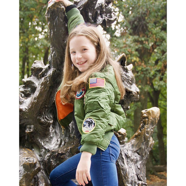 Kids MA-1 Bomber Jacket KIDSMA1 - Cockpit USA Kids
