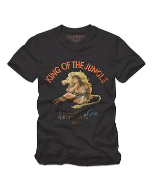 King of the Jungle Pinup Tee Z12B048D - Cockpit USA T-Shirts On Sale