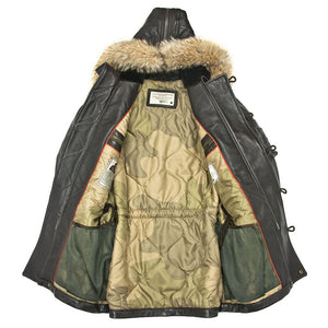 Lambskin N3B Long Parka Z21U038 - Cockpit USA Men