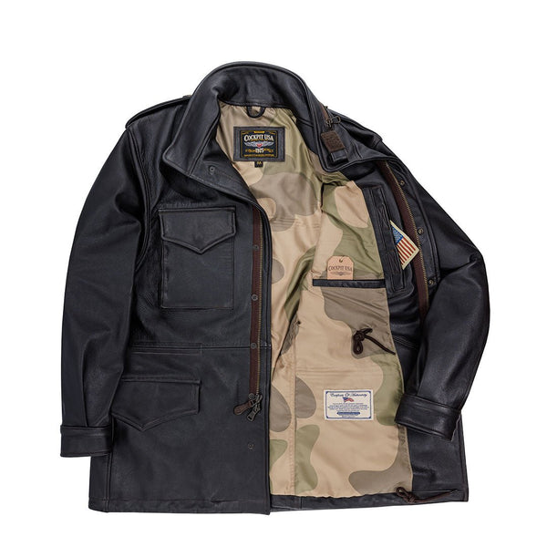 Leather M-65 Field Jacket Z21S024G - Cockpit USA Men