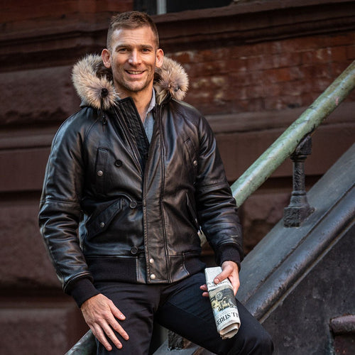 Leather N2B Jacket Z21U039 - Cockpit USA Men