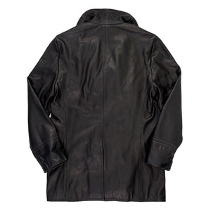 Leather Pea Coat Z21V030 - Cockpit USA Men